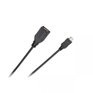 Cabletech Kabel USB - micro USB gniazdo-wtyk Standard 0.2m 