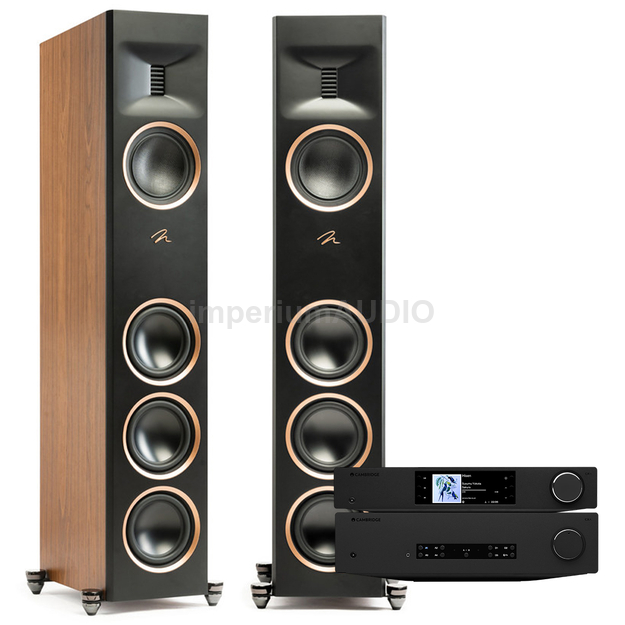 Martin Logan Motion Reimagined XT F100 + CAMBRIDGE AUDIO CXA81 MK II + CXN100 SE Wzmacniacz i Streamer