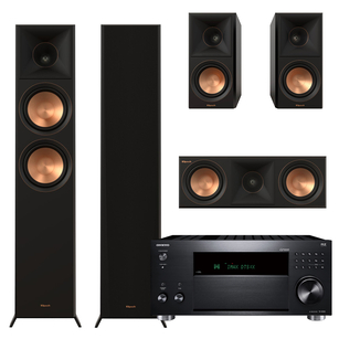 Klipsch Seria II RP-6000F + RP-600M + RP-500C + ONKYO TX-RZ50 Sieciowy amplituner 9.2 DAB