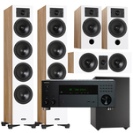 Indiana Line DIVA 6 + 3 + 7 + Basso + 880 + ONKYO TX-RZ30 Zestaw kolumn kina 5.1 - 2