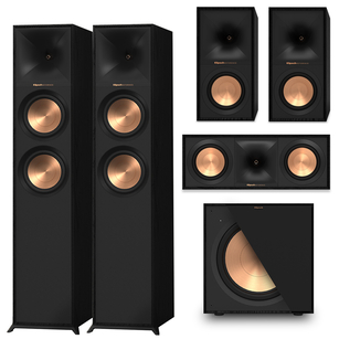 KLIPSCH R-600F + R-50M + R-50C + R-121SW Zestaw kolumn 5.1