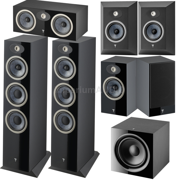 FOCAL THEVA N°3 + N°1 + CENTER + Surround + SUB 600 P Zestaw kolumn 7.1