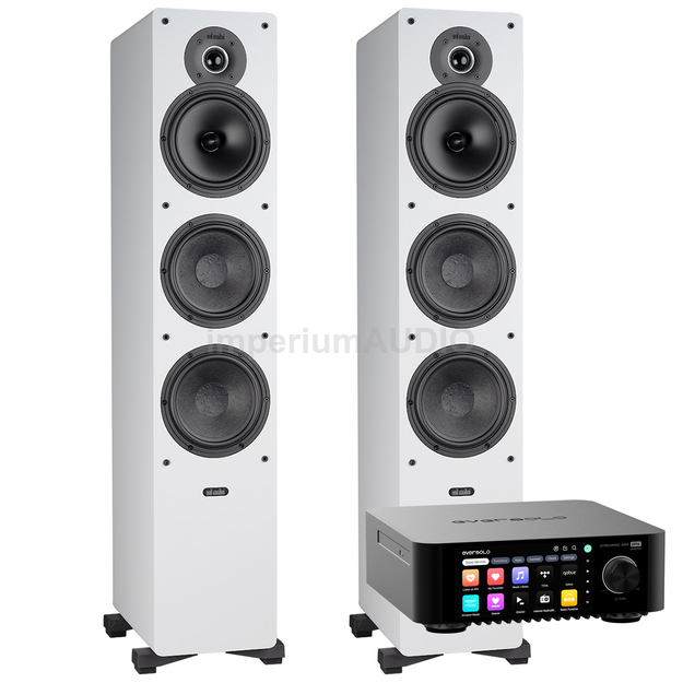 Indiana Line Tesi 661 White + EverSolo PLAY CD Edition - Wzmacniacz ALL-IN-ONE