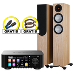 EverSolo PLAY / CD Edition + Monitor Audio Silver 200 7G + GRATIS Proson Arctic Speaker 2x2.5m + Wireworld Stratus 10 Power Conditioning Cord - 2.0m - 3