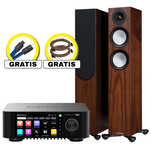 EverSolo PLAY / CD Edition + Monitor Audio Silver 200 7G + GRATIS Proson Arctic Speaker 2x2.5m + Wireworld Stratus 10 Power Conditioning Cord - 2.0m - 4