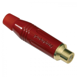 AMPHENOL ACJR-RED GNIAZDO RCA CINCH CZERWONY