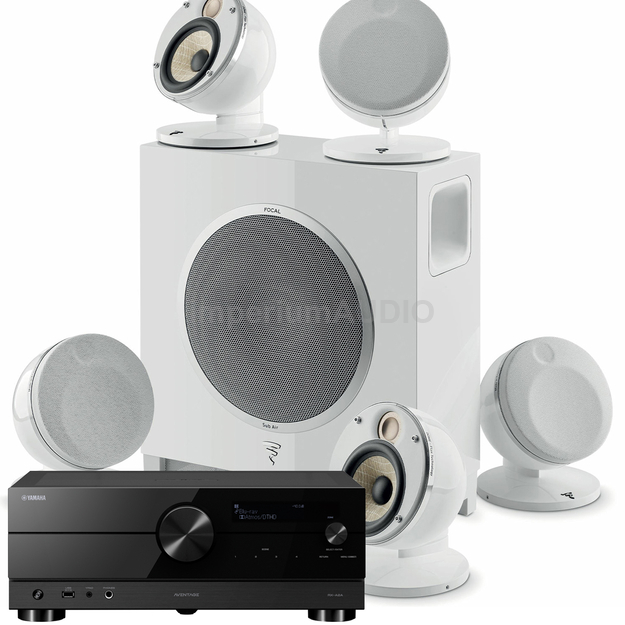 FOCAL DOME FLAX ZESTAW KOLUMN SUB AIR 5.1 + YAMAHA AVENTAGE RX-A2A