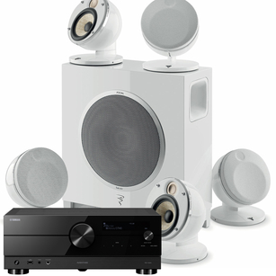 FOCAL DOME FLAX ZESTAW KOLUMN SUB AIR 5.1 + YAMAHA AVENTAGE RX-A2A