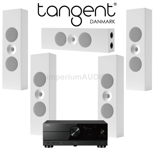 Tangent Spectrum II XLCR x5 + YAMAHA RX-A2A Zestaw kina 5.0