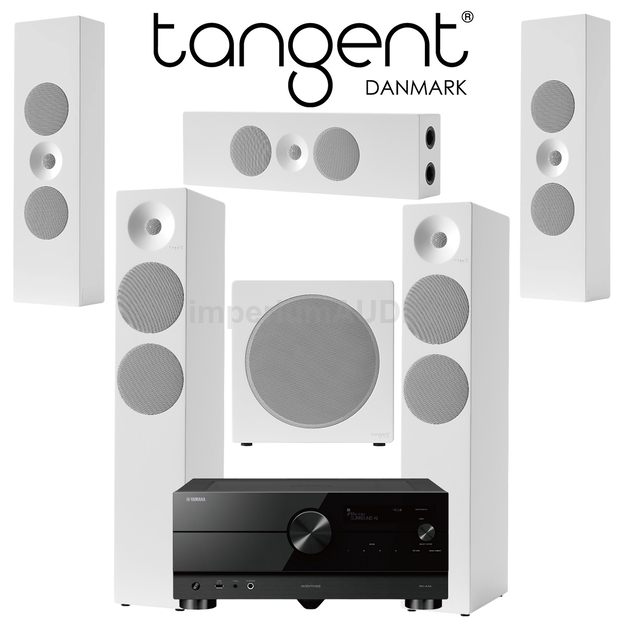 Tangent Spectrum II X6 x2 + XLCR x3 + XSW8 + YAMAHA RX-A4A Zestaw kina 5.1