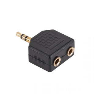 Rozgałęźnik wtyk Jack 3.5 stereo - 2x gniazda Jack 3.5mm