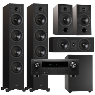 Indiana Line DIVA 6 + 3 + 7 + Basso 880 + AVR-X2800H Zestaw kolumn kina 5.1