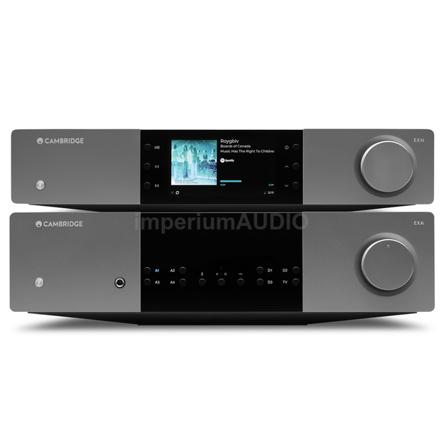 Cambridge Audio EXA100 Zintegrowany wzmacniacz stereo + EXN100 Streamer odtwarzacz sieciowy NEW UPDATE 2025