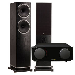 FYNE AUDIO F502 FORNIR + Cyrus ONE Cast Zintegrowany wzmacniacz