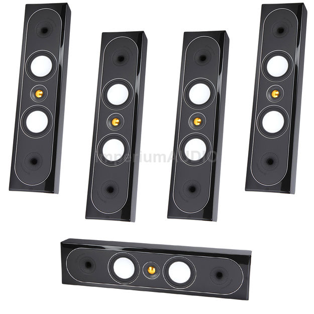 MONITOR AUDIO Radius 225 3G Zestaw kolumn naściennych 5.0 On-Wall BLACK