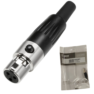 Adam Hall Wtyk XLR Mini XLR na kabel 3 PIN