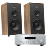 Indiana Line Utah 5 Kolumny podłogowe vintage wood + Yamaha R-N600A Amplituner stereo z MusicCast z DAB+ - 2