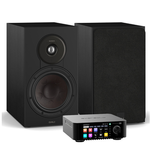 Dali SONIK 3 Kolumny podstawkowe SMC + EverSolo PLAY CD Edition - Wzmacniacz ALL-IN-ONE