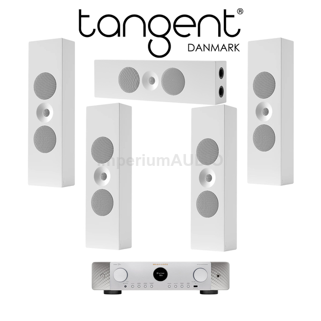 Tangent Spectrum II XLCR x5 + Marantz Cinema 70s Silver Zestaw kina 5.0