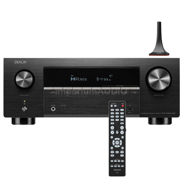 DENON AVR-X2900H DAB Amplituner kina domowego 7.2 Dolby Atmos DTS:X DAB+ 8K Dolby Vision