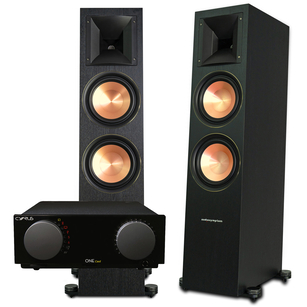 Audiosymptom i8 Copper + Cyrus ONE Cast Zintegrowany wzmacniacz cyfrowy