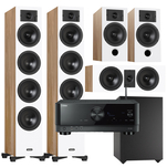 Indiana Line DIVA 6 + 3 + 7 + Basso 880 + YAMAHA RX-V6A Zestaw kolumn kina 5.1 - 2