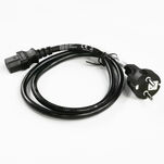 Adam Hall Kabel zasilający wysokiej jakości 3x1.5mm2 IEC C13 x CEE 7/7 Schuko - 2
