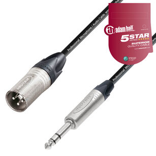 ADAM HALL K5BMV KABEL AUDIO XLR - Jack 3pin 10m