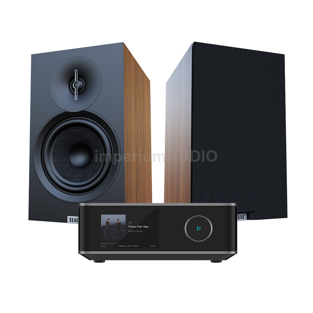 ELAC Debut 3.0 B6.3 Kolumna podstawkowa + WiiM Amp Ultra Wzmacniacz Stereo