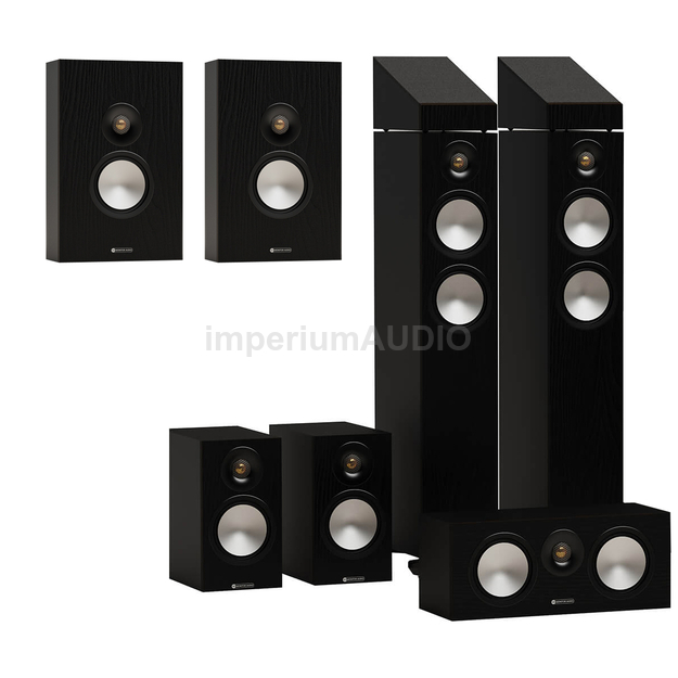 MONITOR AUDIO Bronze 7G 300 + 50 + Centre + AMS + On-Wall Zestaw kolumn z ATMOS 9.0