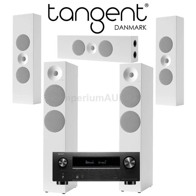 Tangent Spectrum II X6 x2 + XLCR x3 + DENON AVR-X2800H Zestaw kina 5.0