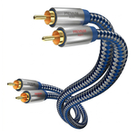 Inakustik Premium II Audio Wysokiej jakości kabel audio 2x RCA - 2x RCA 1,5m - 6
