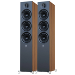 ELAC Debut 3.0 F6.3 Kolumny podłogowe Walnut + Yamaha R-N600A Amplituner stereo z MusicCast z DAB+ - 3