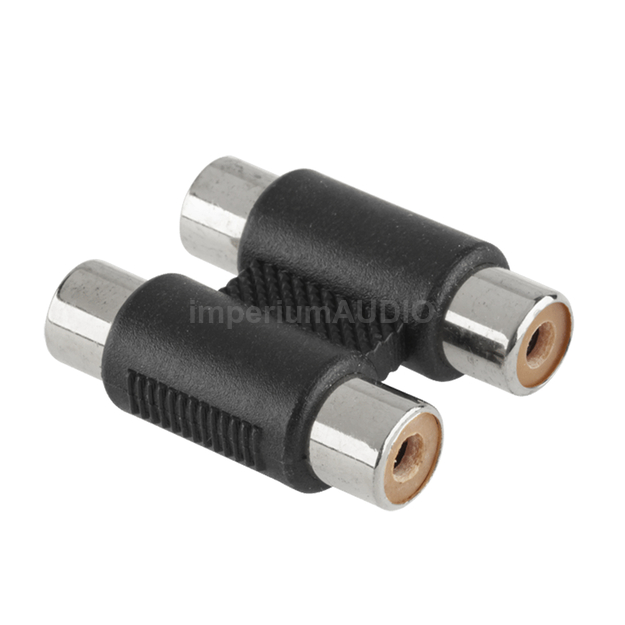 ZŁĄCZE BECZKA ADAPTER PRZEJŚCIÓWKA 2x RCA GNIAZDO - 2x RCA GNIAZDO