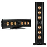 KLIPSCH RP-640D RP-240D + RP-1200SW Zestaw kolumn On-Wall 5.1 + YAMAHA RX-A2A Amplituner 7.2 - 4
