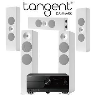 Tangent Spectrum II X6 x2 + XLCR x3 + YAMAHA RX-A4A Zestaw kina 5.0