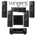 Tangent Spectrum II XLCR x5 + XSW8 + DENON AVR-X2800H Zestaw kina 5.1 - 2