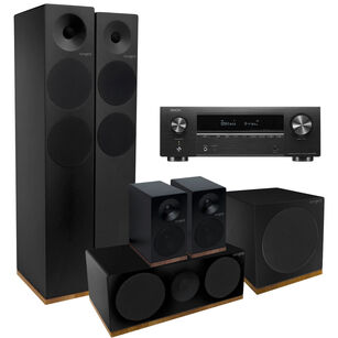 Tangent Spectrum X6 + X5 + XC + XSW-8 + DENON AVR-X1700H 8K HEOS