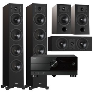 Indiana Line DIVA 6 + 3 + 7 + YAMAHA RX-A4A Zestaw kolumn kina 5.0