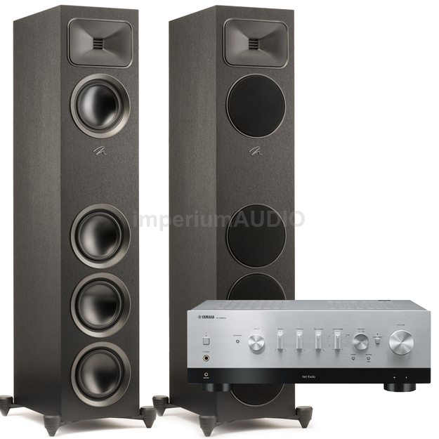 MARTIN LOGAN FOUNDATION F1 Gen2 Folded Motion S + Yamaha R-N800A MusicCast Tidal Wi-Fi
