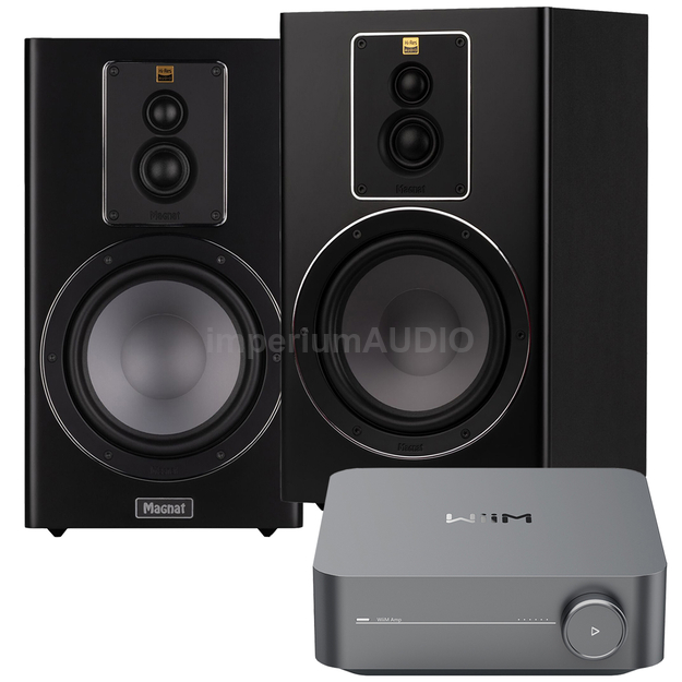 Magnat Signature 603 + WiiM Amp Zintegrowany wzmacniacz sieciowy HDMI TIDAL