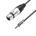 ADAM HALL K5MYF KABEL MIKROFONOWY XLR 3pin - Jack 3.5mm 1.5m - 2