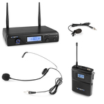 VONYX WM61B MIKROFON BEZPRZEWODOWY NAGŁOWNY I NA KLIP UHF - 2