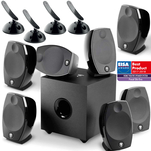 FOCAL SIB EVO 7.1 ZESTAW KOLUMN KINA EISA + 4x UCHWYTY + Denon AVR-X1800H 8K HEOS Wi-Fi - 2