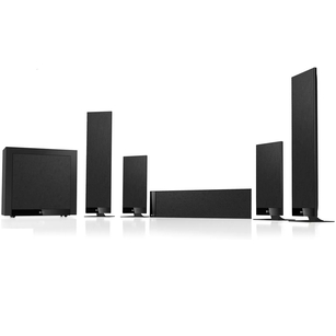 KEF T105 czarny 5.1 Zestaw kolumn kina 