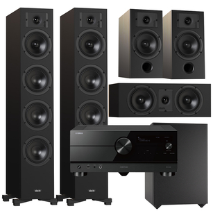 Indiana Line DIVA 6 + 3 + 7 + Basso 880 + YAMAHA RX-A4A Zestaw kolumn kina 5.1