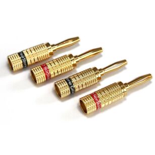 Norstone BANANA PLUGS wtyki banan na przewód głośnikowy 4 set