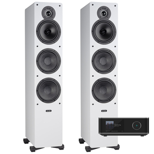 Indiana Line Tesi 661 White + WiiM Ultra Odtwarzacz sieciowy Hi-Res DAC Tidal Spotify Connect