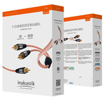 Inakustik Star II Audio Y-Sub Kabel do subwoofera TYP Y 2xRCA-1xRCA 2m - 6