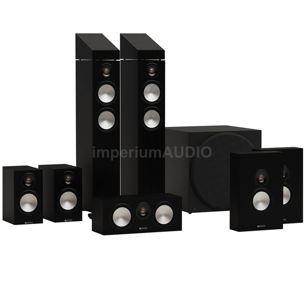 MONITOR AUDIO Bronze 7G 300 + 50 + Centre + On-wall + AMS + VESTRA W12 Zestaw kolumn 9.1